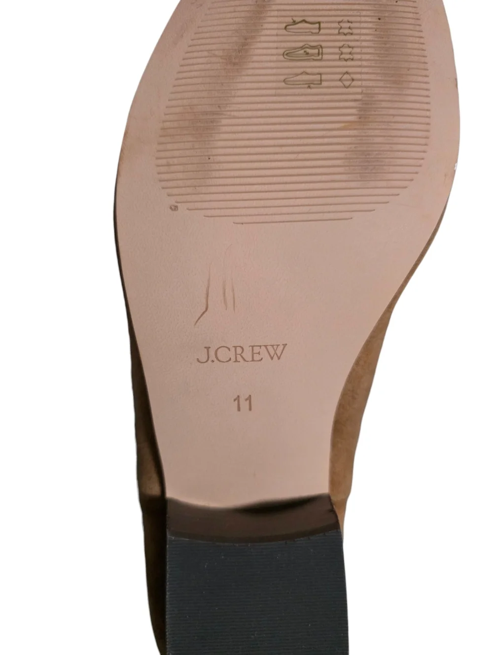 J. Crew Piper Knee High Suede Boots in Rich Toffee Size 11 - Picture 10 of 11